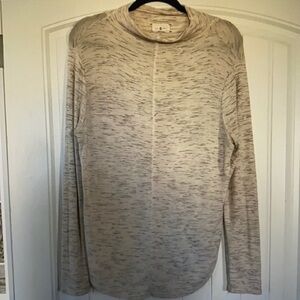 Lou & Grey mock Neck long turtleneck Sweater Size Large